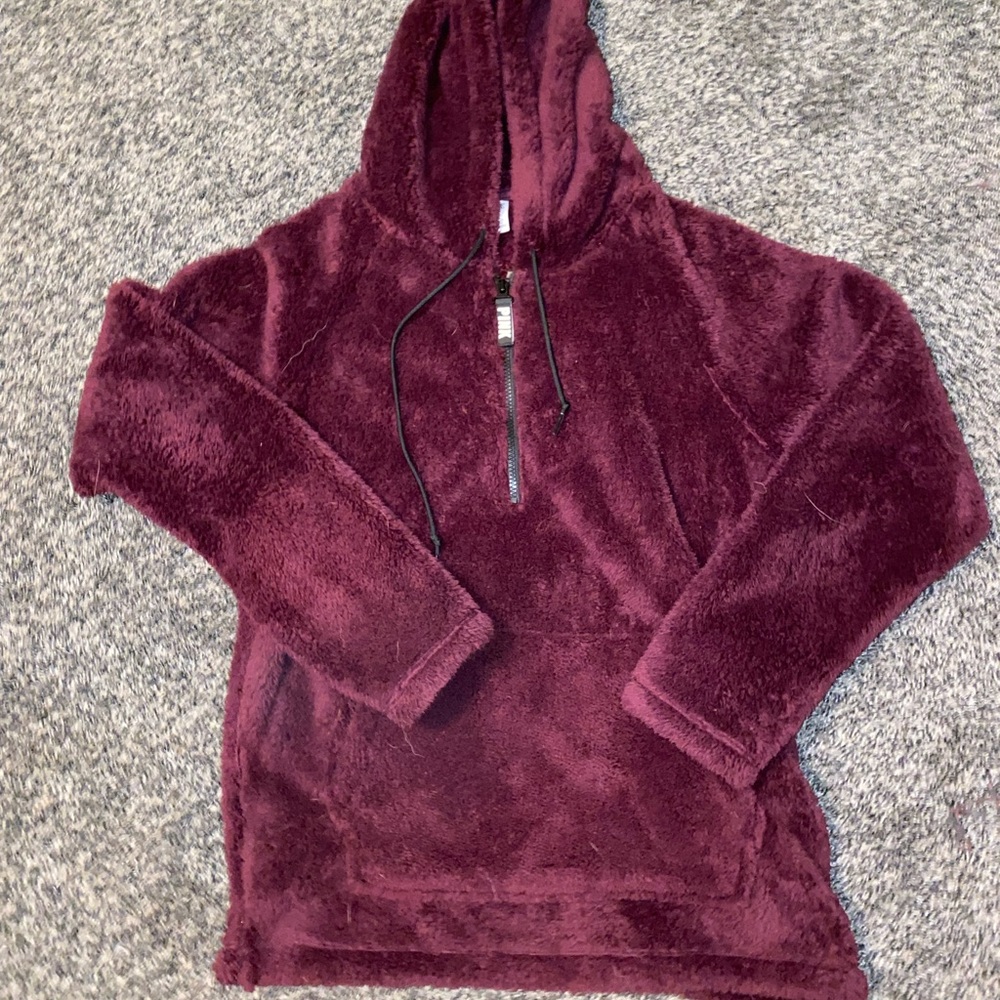Pink zip Sherpa